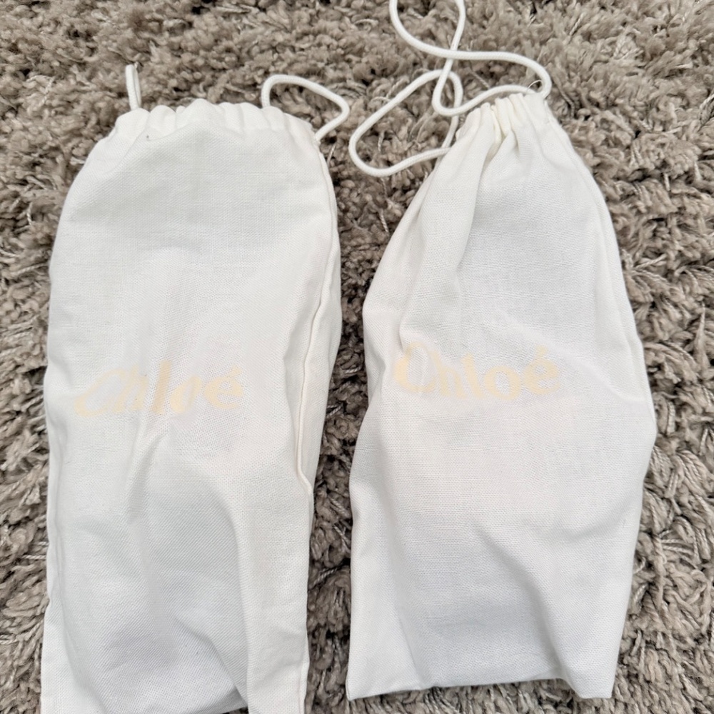 Chloé Woody Logo Slide Sandals Size 38 - Picture 8 of 8